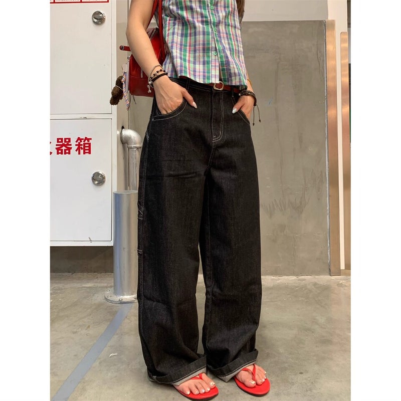 Unisex Casual Daily Denim Jeans - Image 2