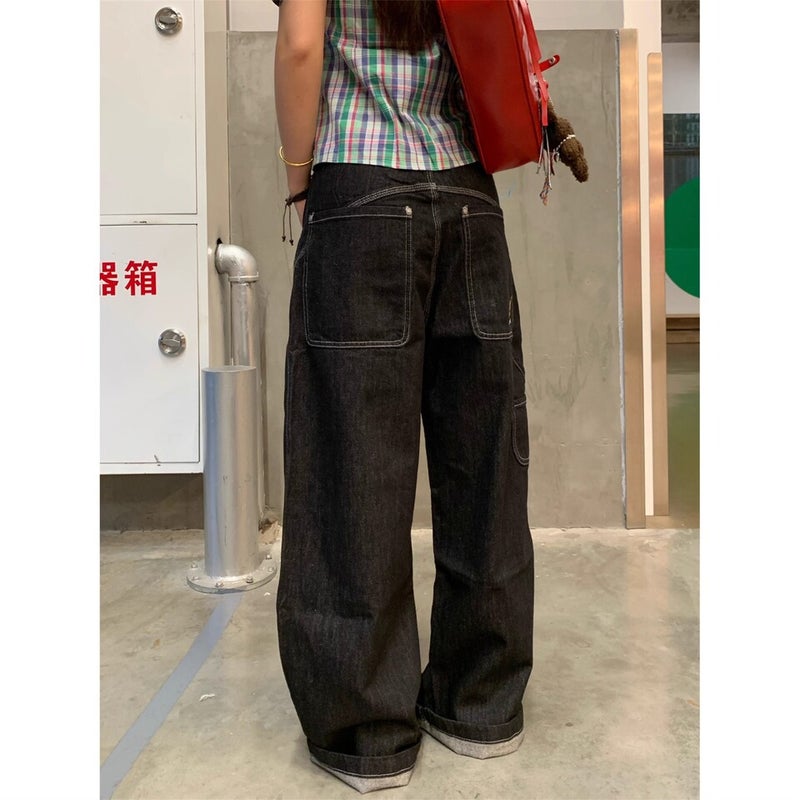 Unisex Casual Daily Denim Jeans - Image 5