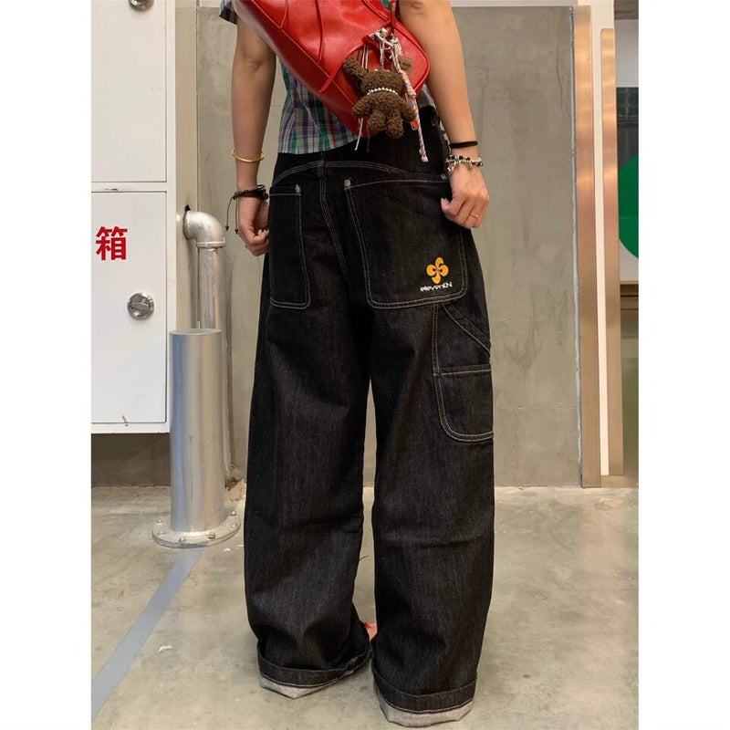 Unisex Casual Daily Denim Jeans - Image 3