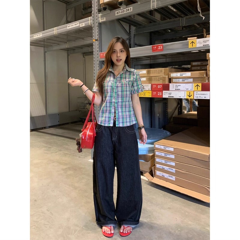 Unisex Casual Daily Denim Jeans - Image 4