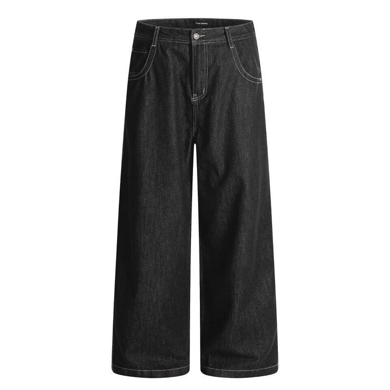 Unisex Casual Daily Denim Jeans - Image 1