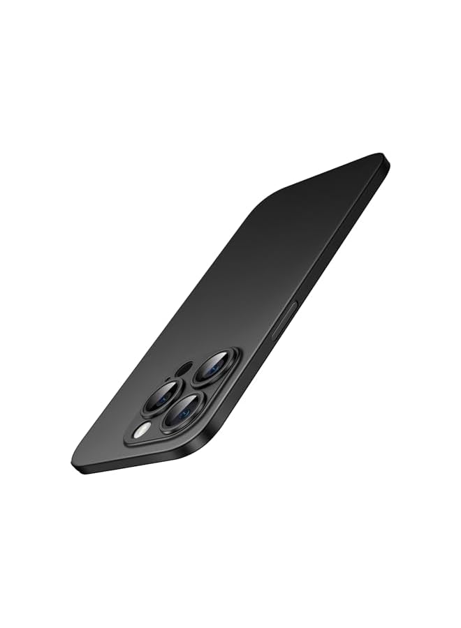 جي تيك حافظة JETech رفيعة للغاية (0.35 مم) لهاتف iPhone 14 Pro مقاس 6.1 بوصة، غطاء عدسة الكاميرا حماية كاملة، حافظة خفيفة الوزن غير لامعة من البولي بروبيلين، تدعم الشحن اللاسلكي (أسود) - Image 1