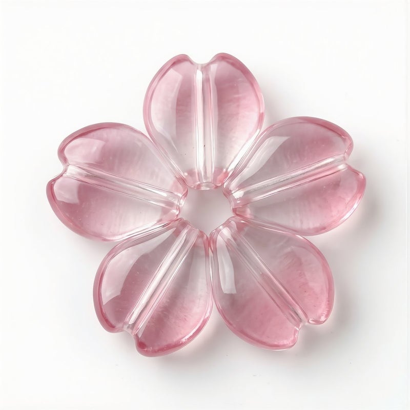 Smooth Hole Glass Tulip Beads No Snag No Thread Break Craft Supplies - Image 2