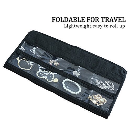 BB Brotrade Hanging Jewelry Organizer,Accessories Organizer,80 Pocket Organizer for Holding Jewelries - Image 4