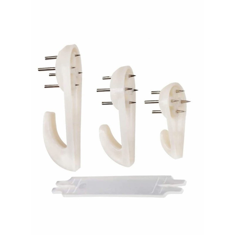 SOLARAE Picture Hangers for Hardwall Concrete Wall Hanging Photo Frames Drywall Hook Art Painting Display Hangers Clock Wedding Photos Hanging Hardware Kit for Home Office - Image 1