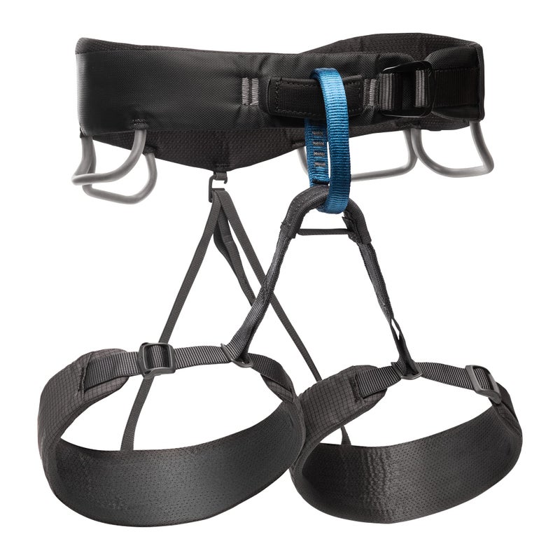 BLACK DIAMOND Momentum Mens Climbing Harness, Anthracite, Medium - Image 1