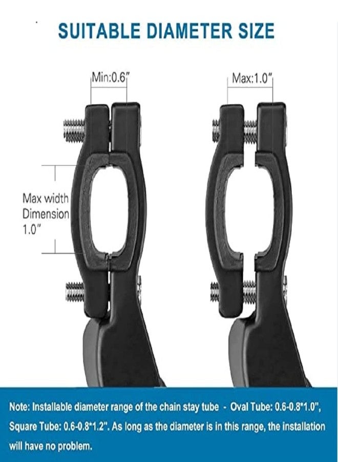 Ilsha® Bike Kickstands, Side Kickstand, Bike Stand,Adjustable Support Aluminum Alloy Kickstand, Mountain Bike Bicycle Cycle Prop Kick Stand Rubber Foot. (Long Height) - Image 5