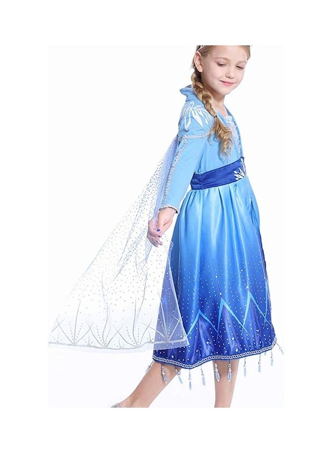 New style princess dress long sleeve girl dress size: 140 - Image 3