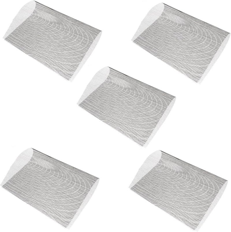 شاشة شبكية من الفولاذ المقاوم للصدأ 5 قطع لتصريف المياه في أواني الزهور للحدائق الخارجية - Image 2