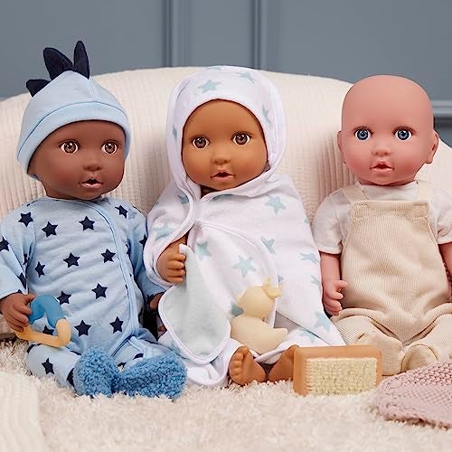 LullaBaby – 13 Pieces Fashion Set – 14-Inch Baby Doll Clothes – Pajama, Jumper & Bath Accessories – Pretend Play 2+ Years– Baby Doll Clothing Set - Image 2