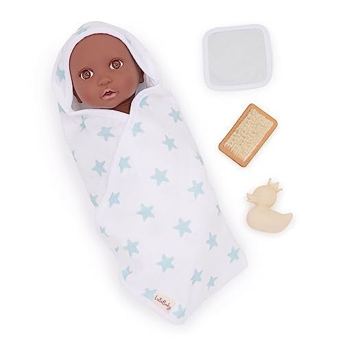 LullaBaby – 13 Pieces Fashion Set – 14-Inch Baby Doll Clothes – Pajama, Jumper & Bath Accessories – Pretend Play 2+ Years– Baby Doll Clothing Set - Image 3