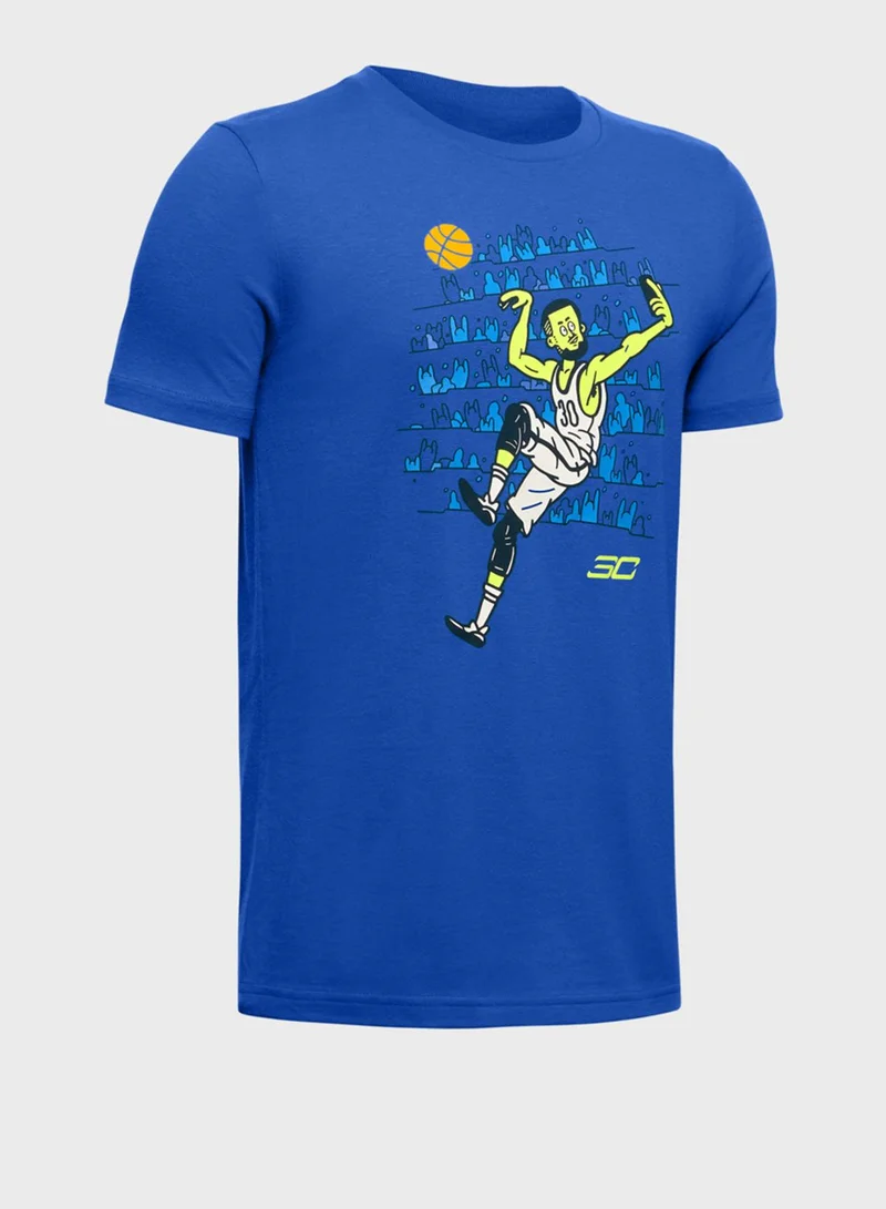 UNDER ARMOUR Youth SC30 Selfie T-Shirt