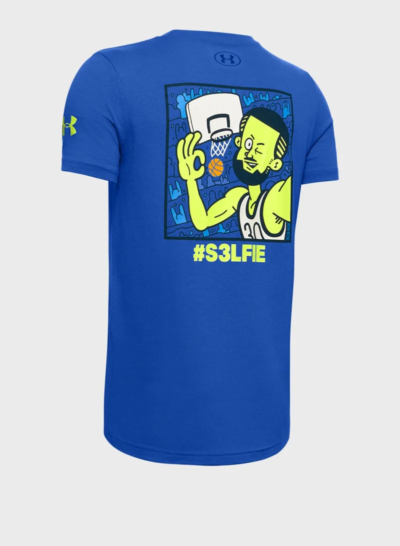 UNDER ARMOUR Youth SC30 Selfie T-Shirt