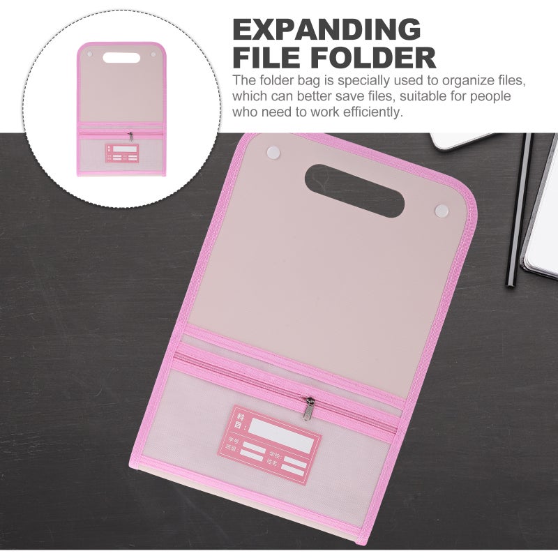Accordion File Organizer, Portable Document Storage Solution, Durable PP Material - Image 5