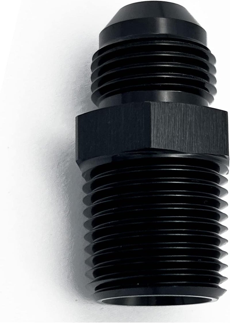 KRD PERFORMANCE KRD Straight Aluminum -8AN to 3/8" NPT Male Union Adapter - Image 4