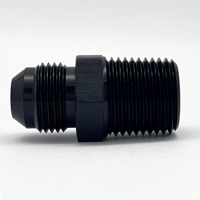KRD PERFORMANCE KRD Straight Aluminum -8AN to 3/8" NPT Male Union Adapter - Image 5