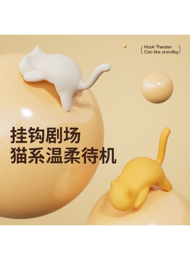 Cat-shaped Desktop Hook | Tableside hooks | Portable storage hooks | Desk-specific hanging bags | No-drill hooks - Image 2