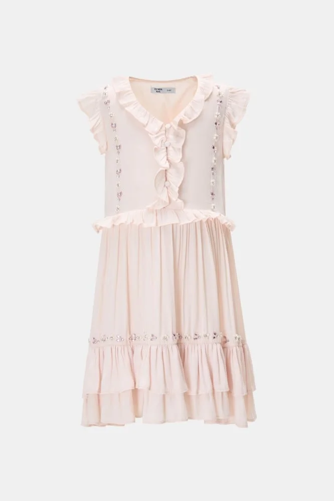 Tenda Ruffled Cotton Dress