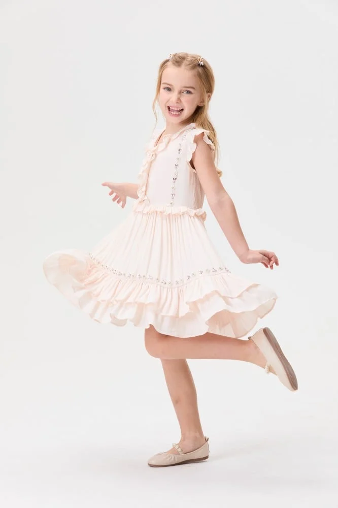 Tenda Ruffled Cotton Dress