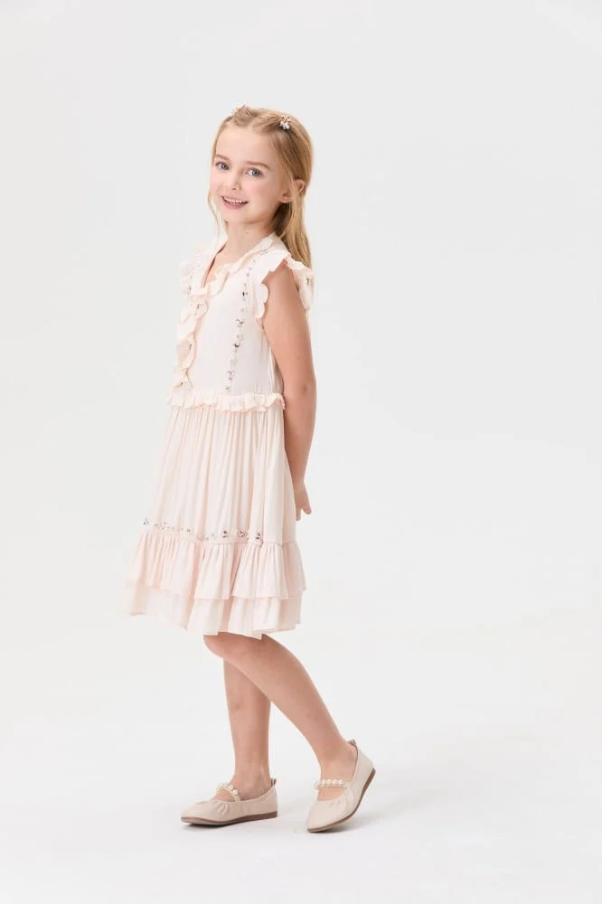 Tenda Ruffled Cotton Dress
