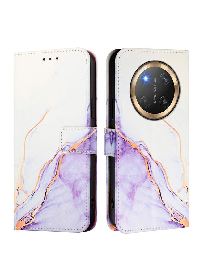 Zaboon Case For Honor X9c 5G PT003 Marble Pattern Flip Leather Phone Case - Image 2