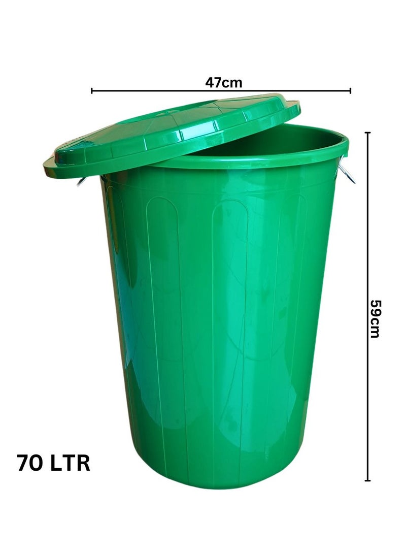 دلو تخزين حاوية بلاستيكية من مادة ARTC باللون الأخضر - Image 3