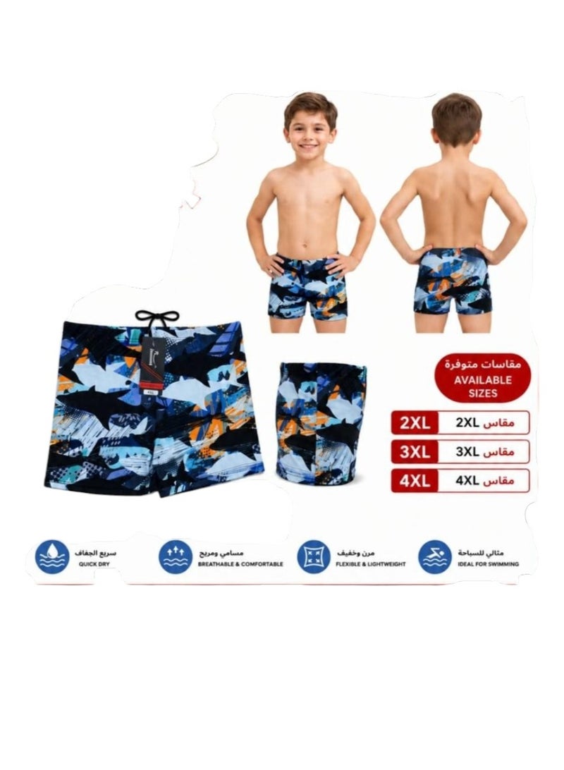 Toy Box Quick Dry Swimming Shorts Breathable Beachwear Short Pants For Boys Kids, Size 38(3XL) - Image 2