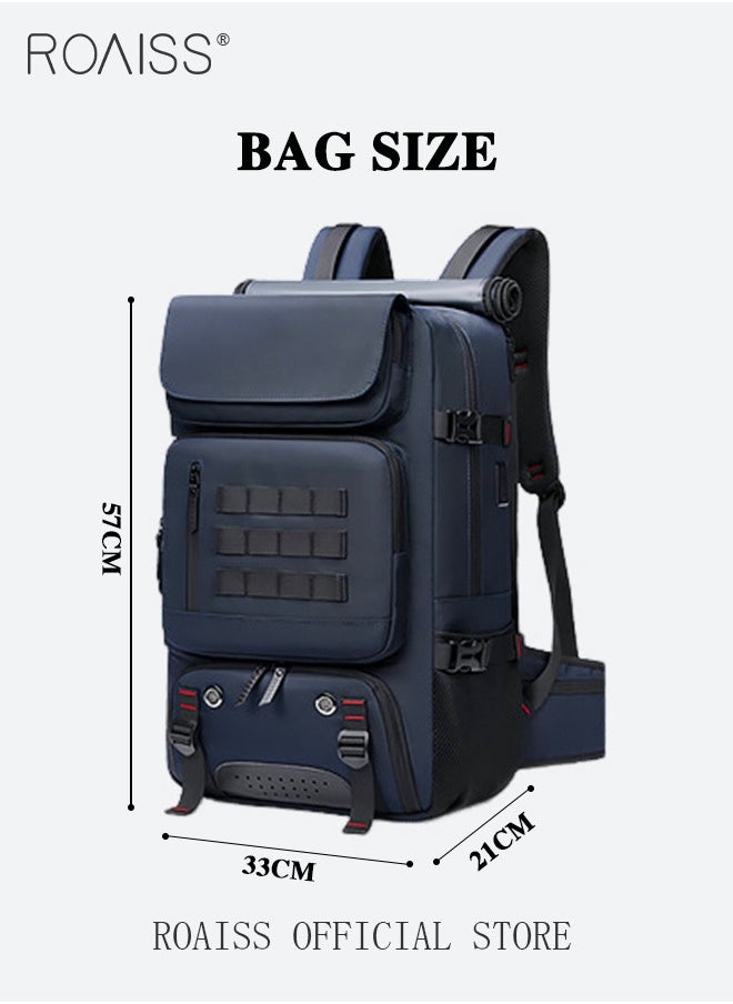 roaiss - Men Backpacks Men Backpack Multifunctional Shoe Bag Large Capacity Outdoor Mountaineering Waterproof Laptop Backpack Travel Business Backpack - Image 1