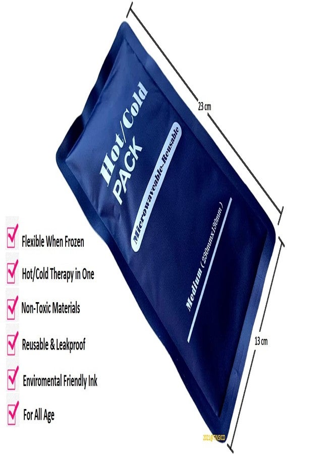 TINSICO Reusable Hot/Cold Gel Packs (23x13 cm), Ice Pack for Pain Relief for Hips, Shoulders, Back, Arms, Legs, Knees (1 Pack) - Image 2