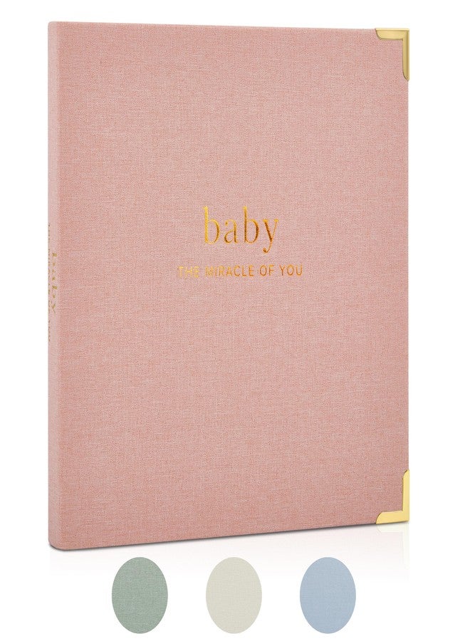 ZICOTO Keepsake Baby Memory Book for Boys and Girls – Timeless First 5 Year Baby Book – Neutral Journal Scrapbook or Photo Album - Record a Milestone for Every Event from Birth to Age 5 - Image 1