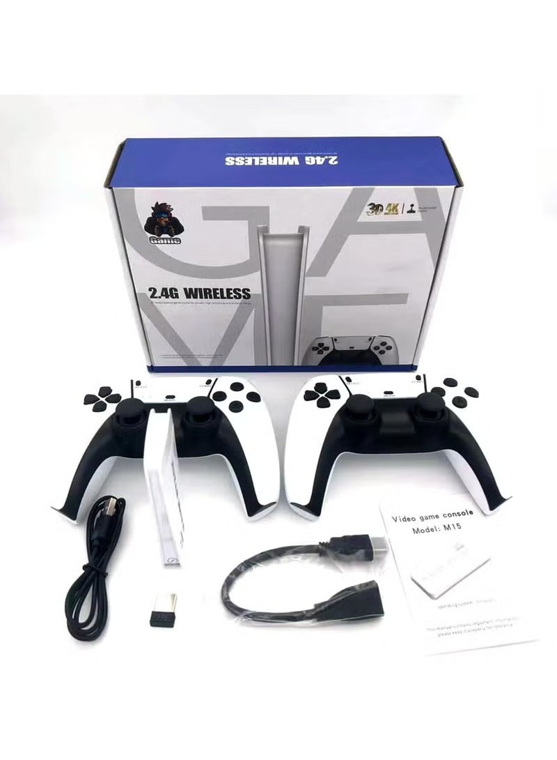M15 4K Game Stick Console | Gaming Console Handheld | Game Stick 4k for TV | 64GB Storage | Dual 2.4G Wireless Controllers | 20,000 Retro Games For PS1/GBA/SNES  - Image 2