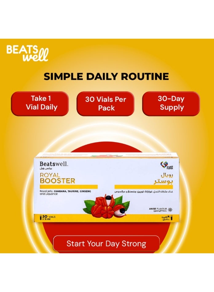 BeatsWell بياتسويل رويال بوستر رويال بوستر بنكهة اليانسون - 30 قارورة صالحة للشرب - Image 5