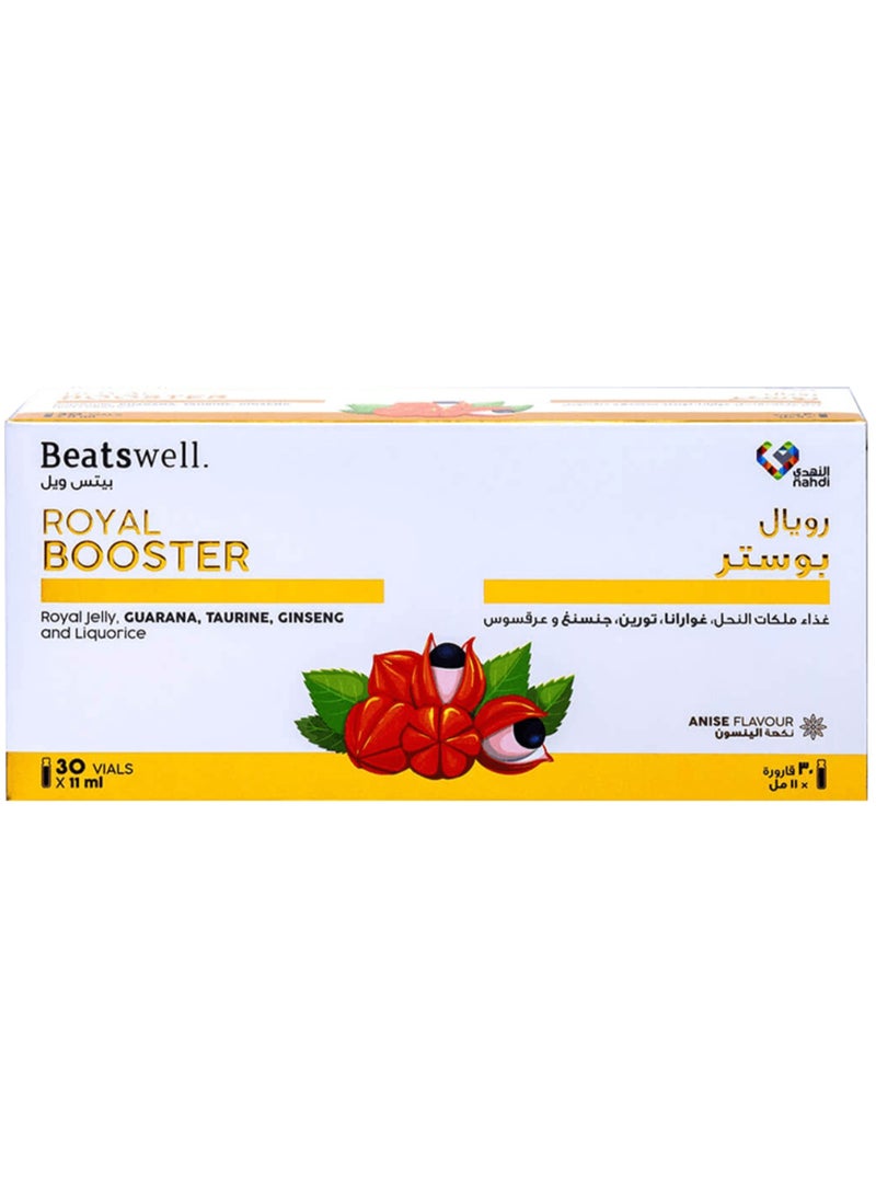BeatsWell بياتسويل رويال بوستر رويال بوستر بنكهة اليانسون - 30 قارورة صالحة للشرب - Image 1