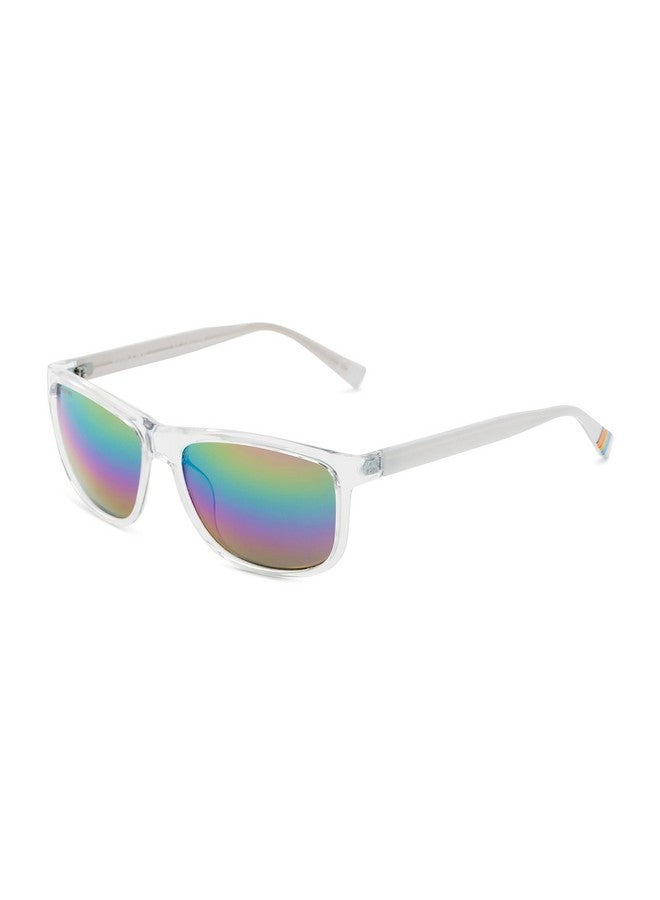 Foster Grant Sun Luv Be Unique Square Sunglasses Crystal 56Mm (10261640)  - Image 1