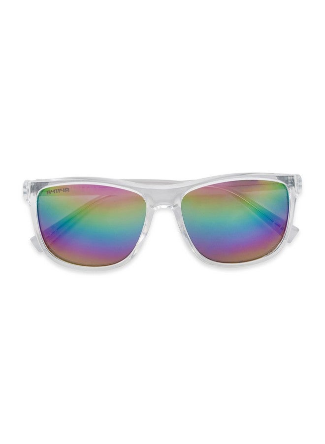 Foster Grant Sun Luv Be Unique Square Sunglasses Crystal 56Mm (10261640)  - Image 2
