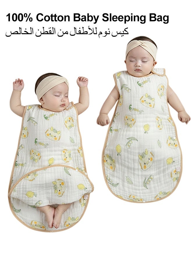 Vividorad Baby Sleep Sack,Organic Baby Swaddle Blanket Sack ,Newborn Sleepsack Swaddle Blanket,Baby Swaddling Wrap Infant Babies Sleeping Bag,Transition to Arm Freedom Wearable for Newborn Girl and Boy, 100% Breathable Cotton 0-12 month - Image 1