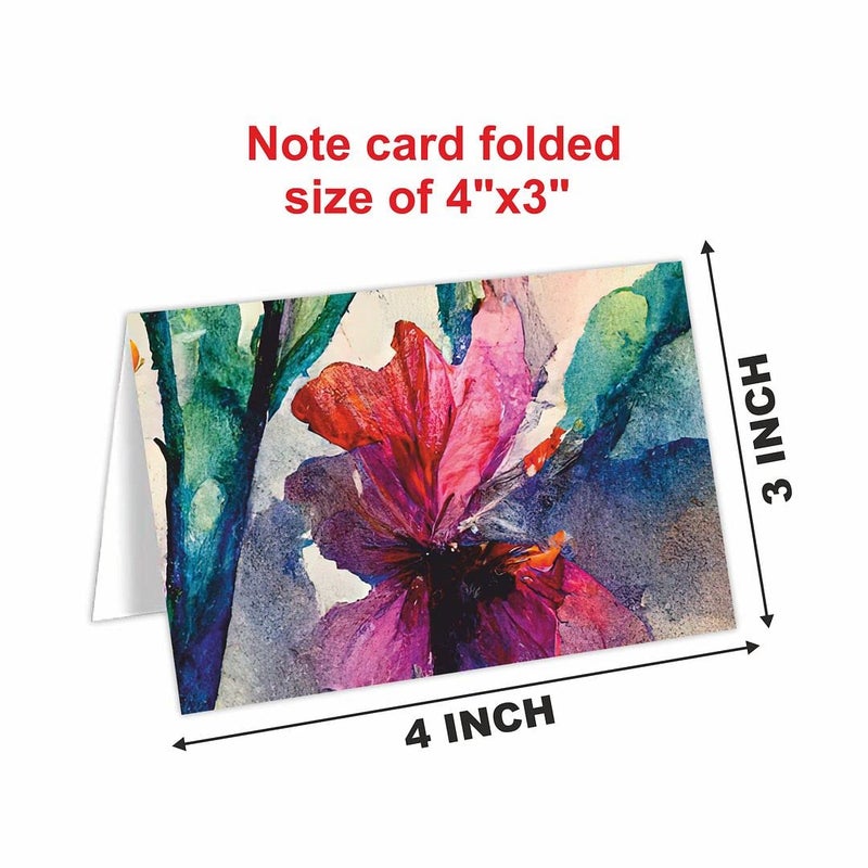 CVANU Attractive 9 Designs Greeting Cards, Blank Notecard with Envelopes for Office, All Occasion(90pc)(3x4inch)_c25 - Image 5
