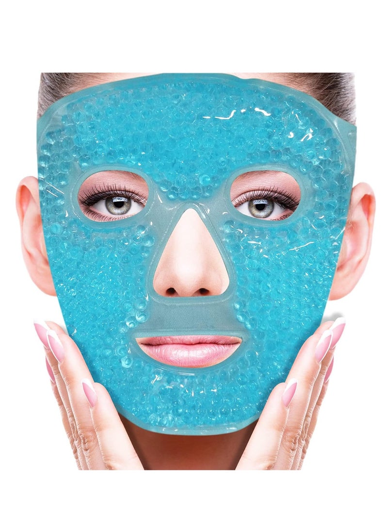 Hihonor Cold Face Eye Mask Ice Pack Reduce Face Puff Dark Circles Blue  - Image 1
