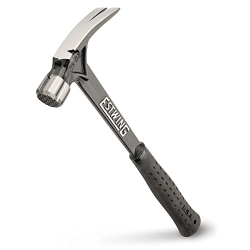 ESTWING Ultra Series Hammer - 19 oz Rip Claw Framing Hammer with Milled Face & Shock Reduction Grip - EB-19SM - Image 1