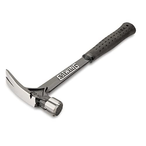 ESTWING Ultra Series Hammer - 19 oz Rip Claw Framing Hammer with Milled Face & Shock Reduction Grip - EB-19SM - Image 2