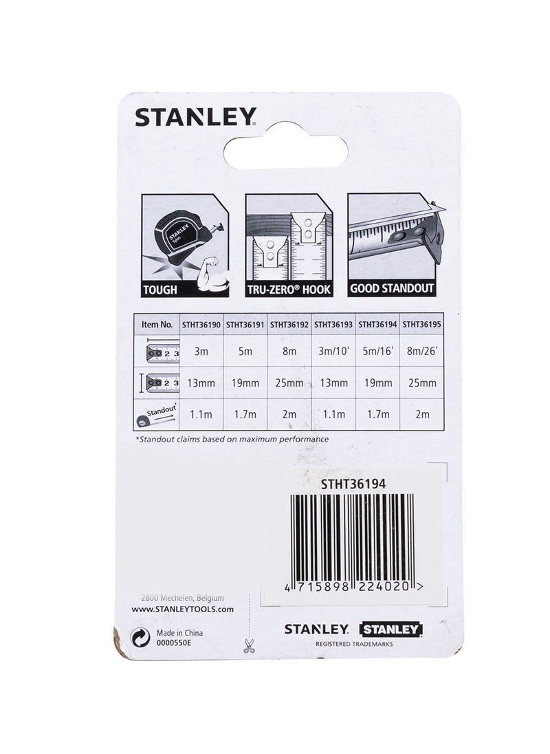 Stanley Stanley Measuring Tape 5 Metre  - Image 4