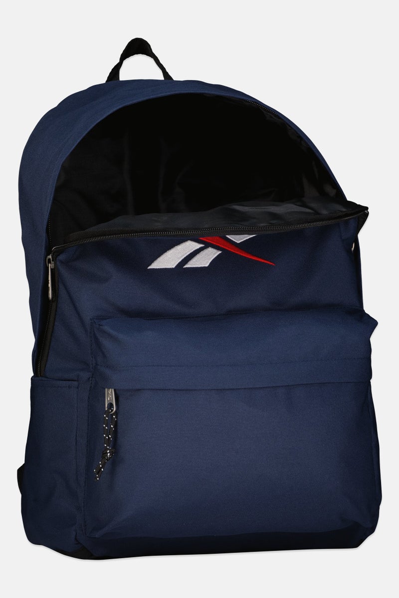 Reebok Men Embroidered Logo Outdoor Backpack, Navy - Image 3