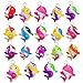 HOZKEAP 20 Packs Bulk Sharks Mini pop Fidget Keychain Sea Animal for kids toys Birthday Party Favors Classroom Student Prize Gifts for Boys and Girls Kids - Image 3