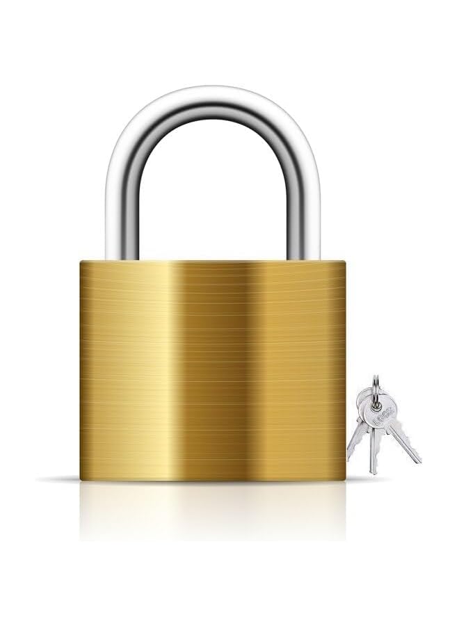 PROMASS PROMASS Shackle Padlock with Keys - Outdoor Security Padlock for Shed, Luggage Lock, Backpack, Gym Locker Lock, Suitcase LockGarage. (38MM)  - Image 2
