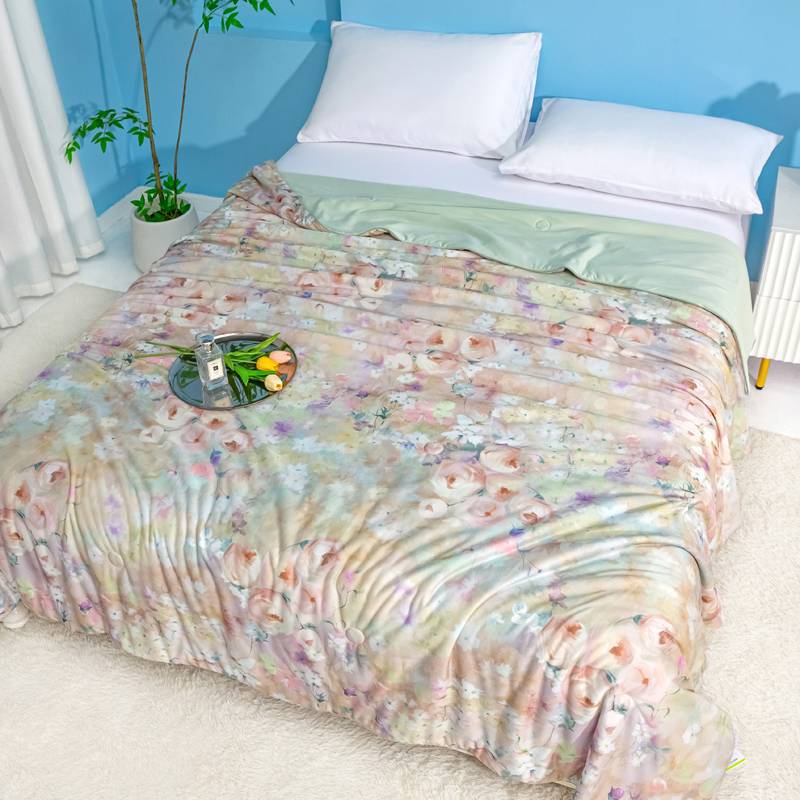 2025 Explosions Digital Special Edition Knitted Cotton Shirou Summer Cool Quilt Quilt Core Charming Lin 