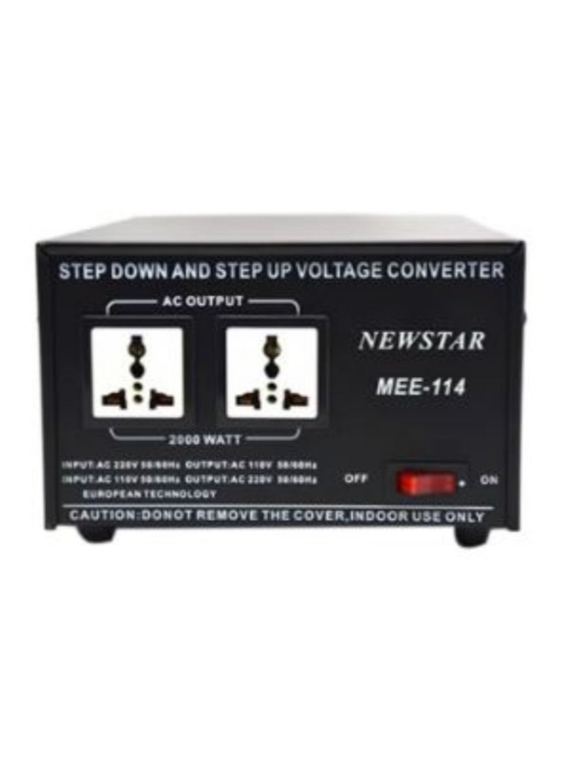 Step Down And Up Voltage Converter Black - Image 1