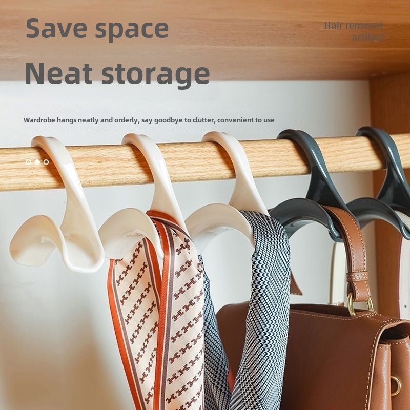 Multi-Purpose Bedroom Wardrobe Hooks Gray nude - Image 5