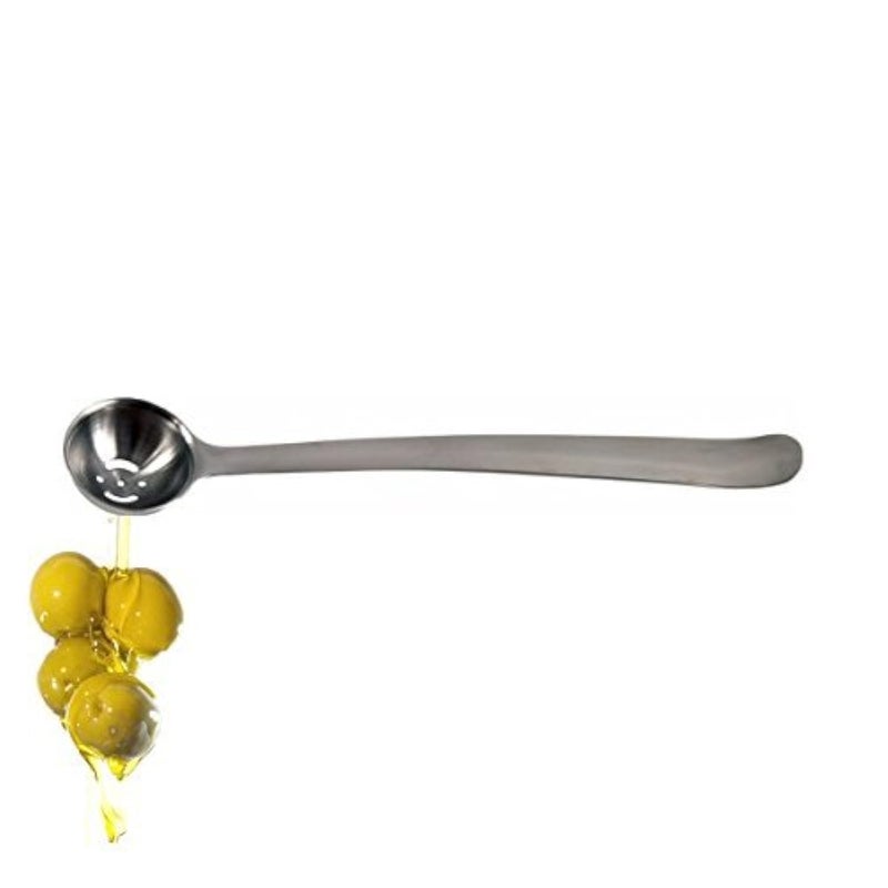 Stainless Steel Olive SpoonCherry Spoon With Drain Hole Jar Serving Tools