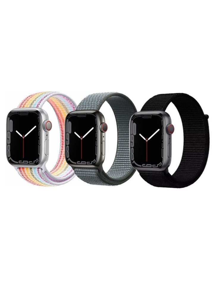 3pcs Apple Watch Strap 42/41/40/38mm Replacement for Apple Watch Series 10/9/8/7/6/5/4/SE