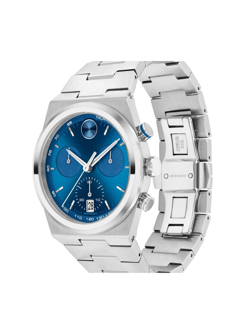 Movado Bold Quest Blue Chrono Quartz- 42mm | 3601199 - Image 2